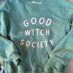 Good Witch Society Green Sweater